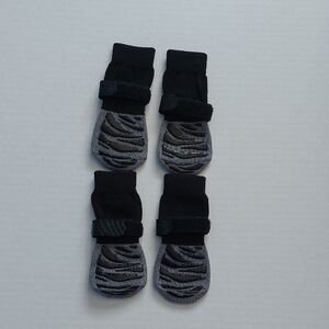 Black‎ and Gray Pet Socks Set Two Piece